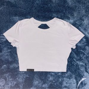 Alphalete cropped tee small